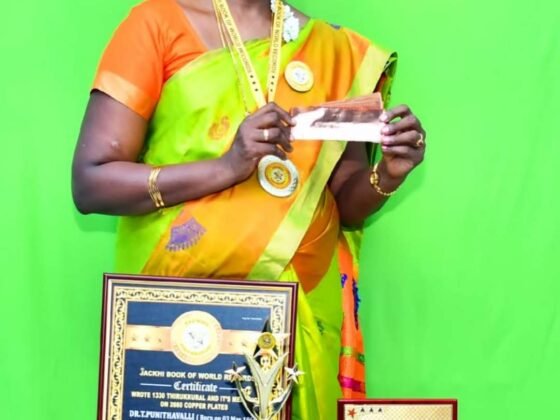 WROTE 1330 THIRUKKURAL AND IT’S MEANING ON 2660 COPPER PLATES