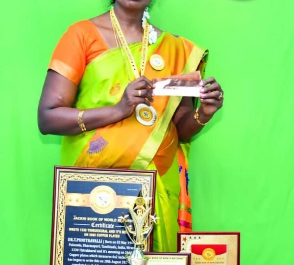 WROTE 1330 THIRUKKURAL AND IT’S MEANING ON 2660 COPPER PLATES