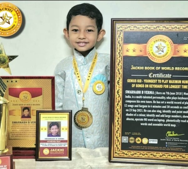 GENIUS KID YOUNGEST TO PLAY MAXIMUM NUMBER OF SONGS ON KEYBOARD FOR LONGEST TIME