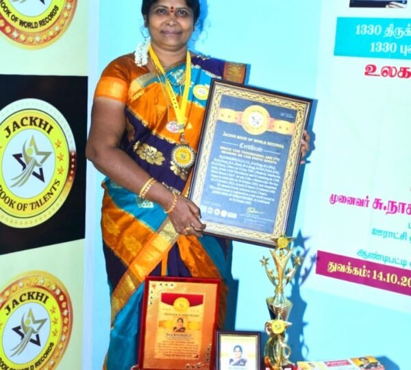 WROTE 1330 THIRUKKURAL AND IT’S MEANING ON 1330 PHOTO SHEETS