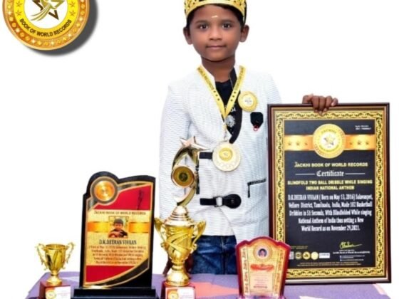 BLINDFOLD TWO BALL DRIBBLE WHILE SINGING INDIAN NATIONAL ANTHEM