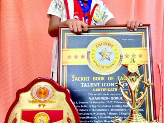 V.KAVINESH GOKUL – Extraordinary Memory Power