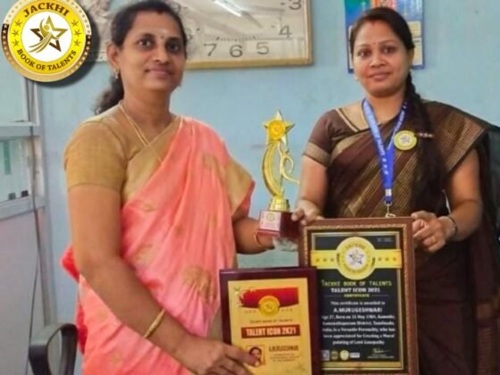 A.MURUGESHWARI – Mural Painting of Lord Ganapathy