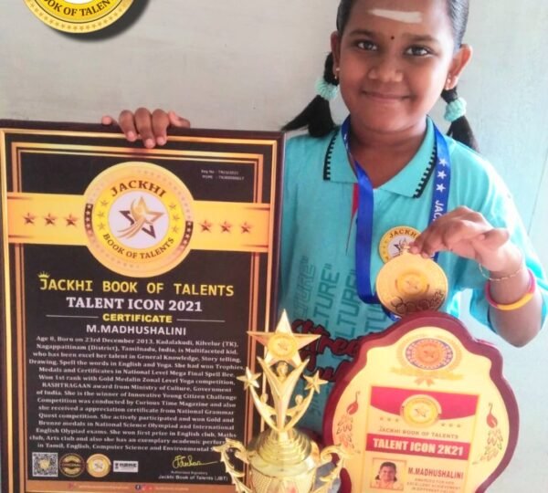 M.MADHUSHALINI – Multifaceted Kid