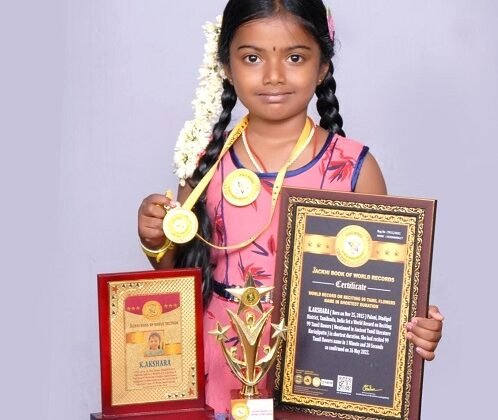 WORLD RECORD ON RECITING 99 TAMIL FLOWERS NAME IN SHORTEST DURATION