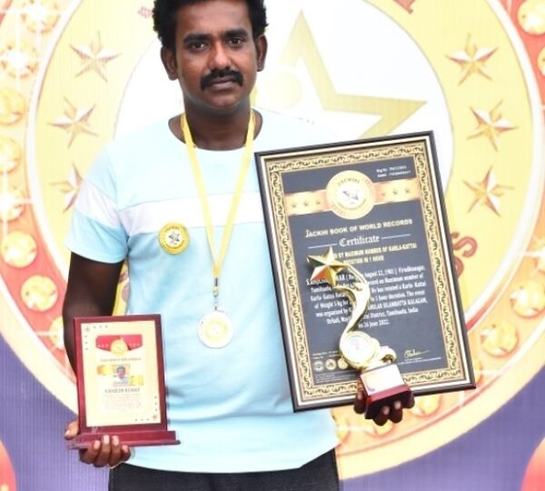 WORLD RECORD BY MAXIMUM NUMBER OF KARLA-KATTAI ROTATION IN 1 HOUR