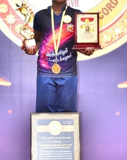 WORLD RECORD BY PERFORMED MARTIAL ART WITH 5 TYPES OF ANCIENT WEAPONS RELENTLESSLY FOR 5 HOURS