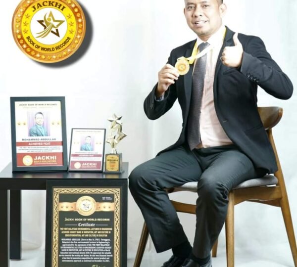 THE FIRST MALAYSIAN ENVIRONMENTAL LECTURER IN ENGINEERING ACHIEVED HIGHEST RANK IN INNOVATION, ART AND CULTURE IN EDUCATION