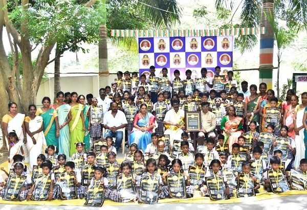75 STUDENTS CREATED 75 NATIONAL FLAGS IN 75 SECONDS TO COMMEMORATE THE 75th INDEPENDENCE DAY