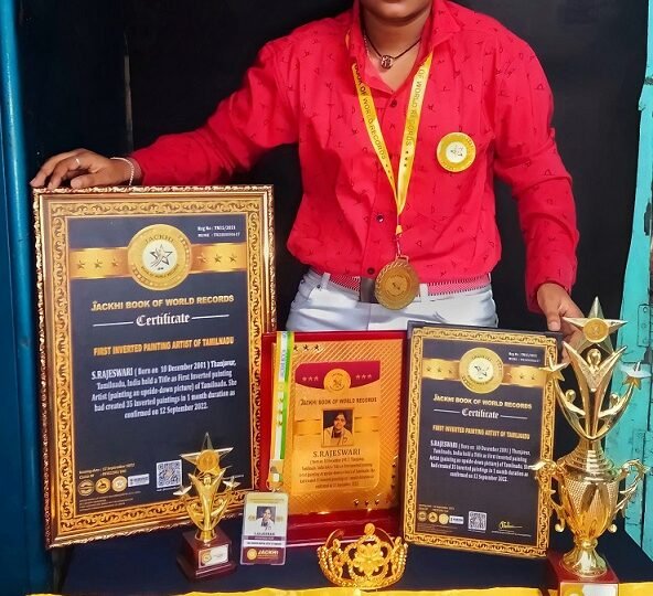 FIRST INVERTED PAINTING ARTIST OF TAMILNADU