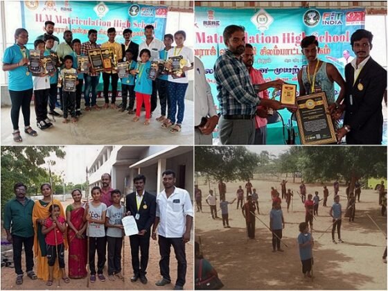 WORLD RECORD ON SILAMBAM ROTATION – VEL KAMBU VEECHU RELENTLESSLY FOR 1.30 HOURS