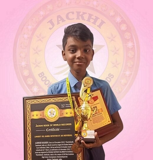 LONGEST VEL KAMBU ROTATION BY AN INDIVIDUAL