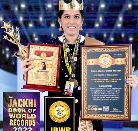 MAXIMUM HANDMADE CRAFTS CREATED BY AN INDIVIDUAL IN A SHORT DURATION