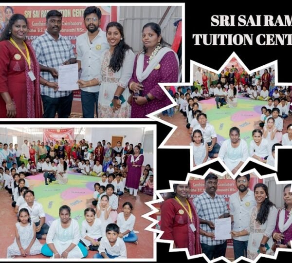 GROUP OF STUDENTS DRAWN INDIA MAP AND COLOURED THE STATES IN SHORT DURATION