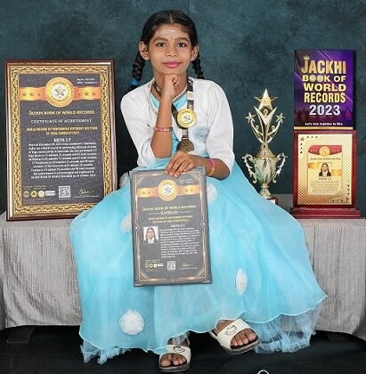 WORLD RECORD BY PERFORMING DIFFERENT SECTIONS OF YOGA CONSECUTIVELY