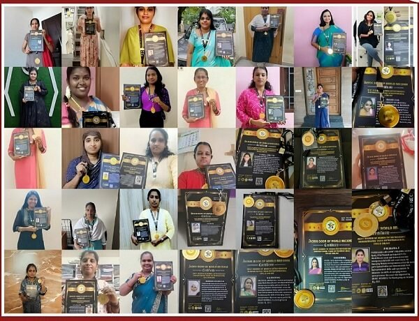 MOST NUMBER OF WOMEN  ENTREPRENEURS DEMONSTRATING THEIR ENTREPRENEURIAL SKILLS ONLINE