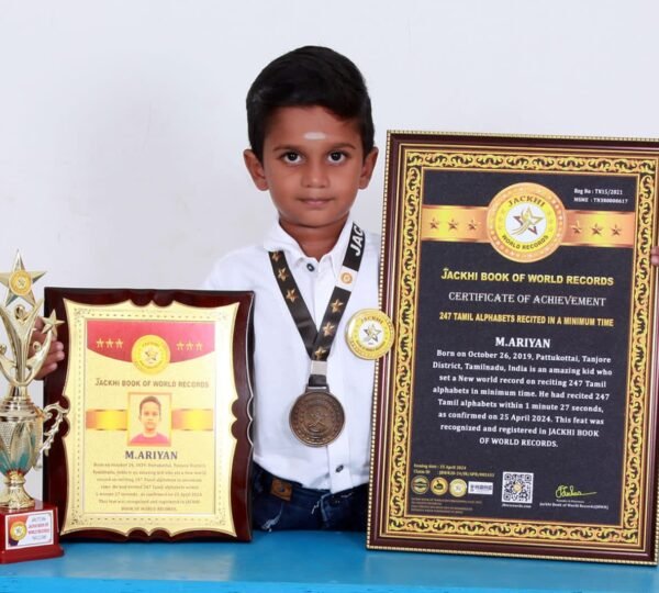 247 TAMIL ALPHABETS RECITED IN A MINIMUM TIME