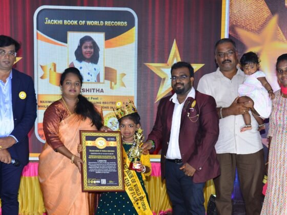 MAXIMUM ENGLISH WORDS SPELLING RECITED BY A KID WHILE SOLVING 50 ABACUS CALCULATIONS IN LEAST TIME