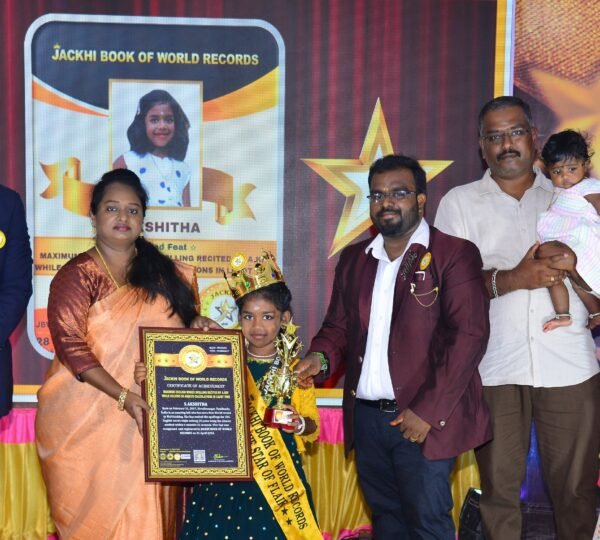 MAXIMUM ENGLISH WORDS SPELLING RECITED BY A KID WHILE SOLVING 50 ABACUS CALCULATIONS IN LEAST TIME