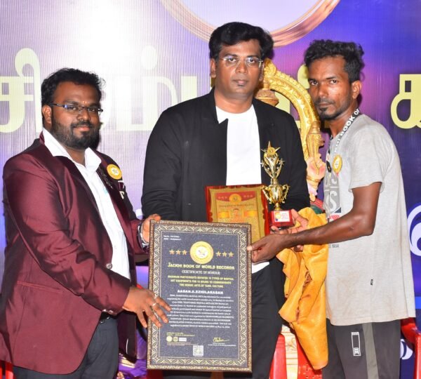 LONGEST SINGLE STICK SILAMBAM ROTATION BY AN INDIVIDUAL – MALE