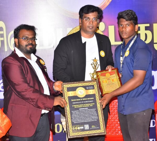 10 VARIETIES OF MARTIAL ART WEAPONS ROTATED FOR 36 HOURS BY AN INDIVIDUAL- MALE