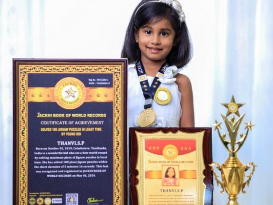 SOLVED 108 JIGSAW PUZZLES IN LEAST TIME BY YOUNG KID