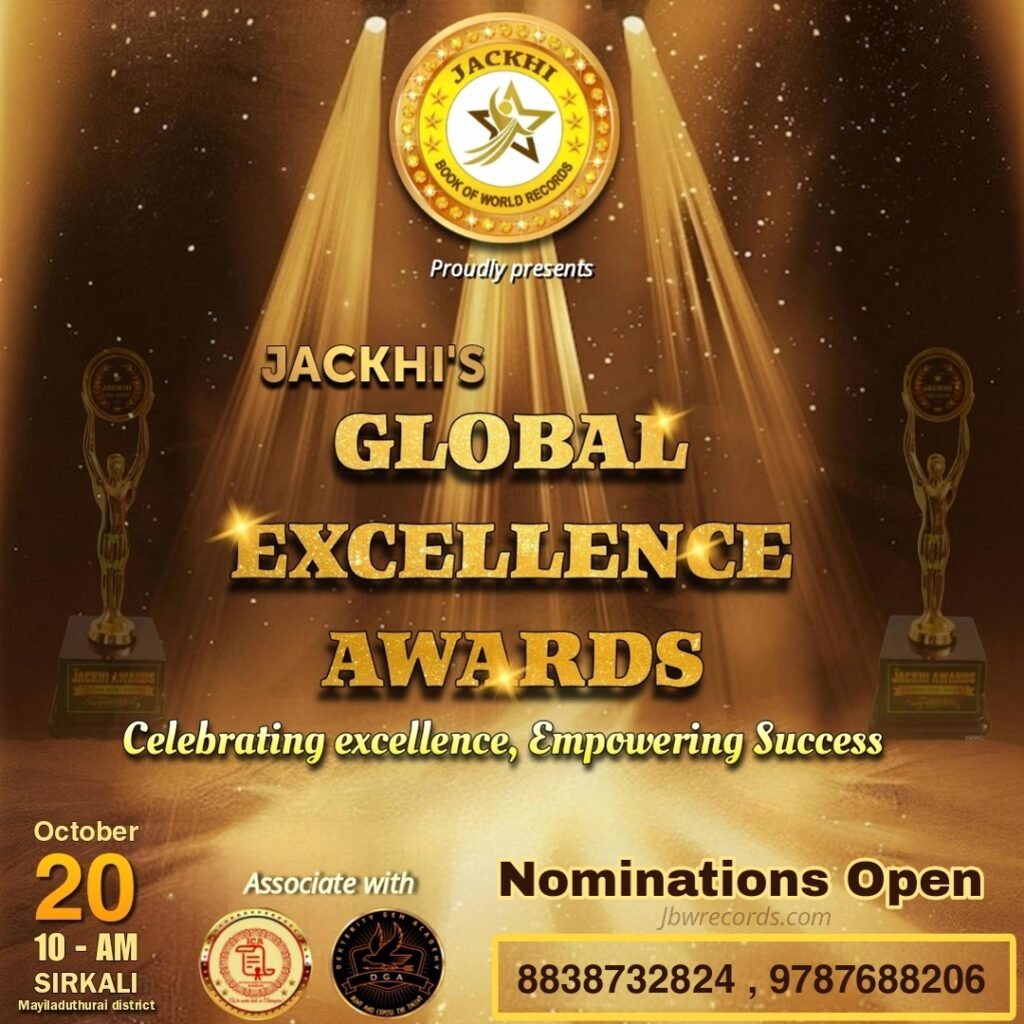 JACKHI GLOABAL EXCELLENCE AWARD 2024