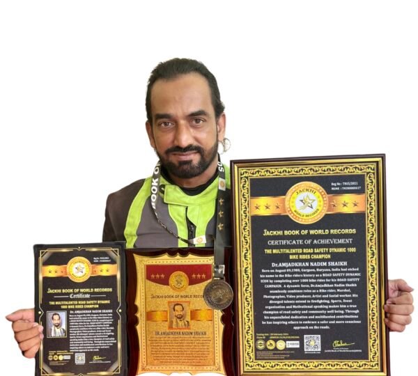 THE MULTITALENTED ROAD SAFETY DYNAMIC 1000 BIKE RIDES CHAMPION