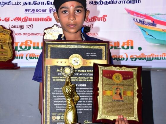 LONGEST ROTATION OF MULTIPLE MARTIAL ART WEAPONS BY AN INDIVIDUAL FOR 75 MINUTES WHILE ON A MOVING BOAT