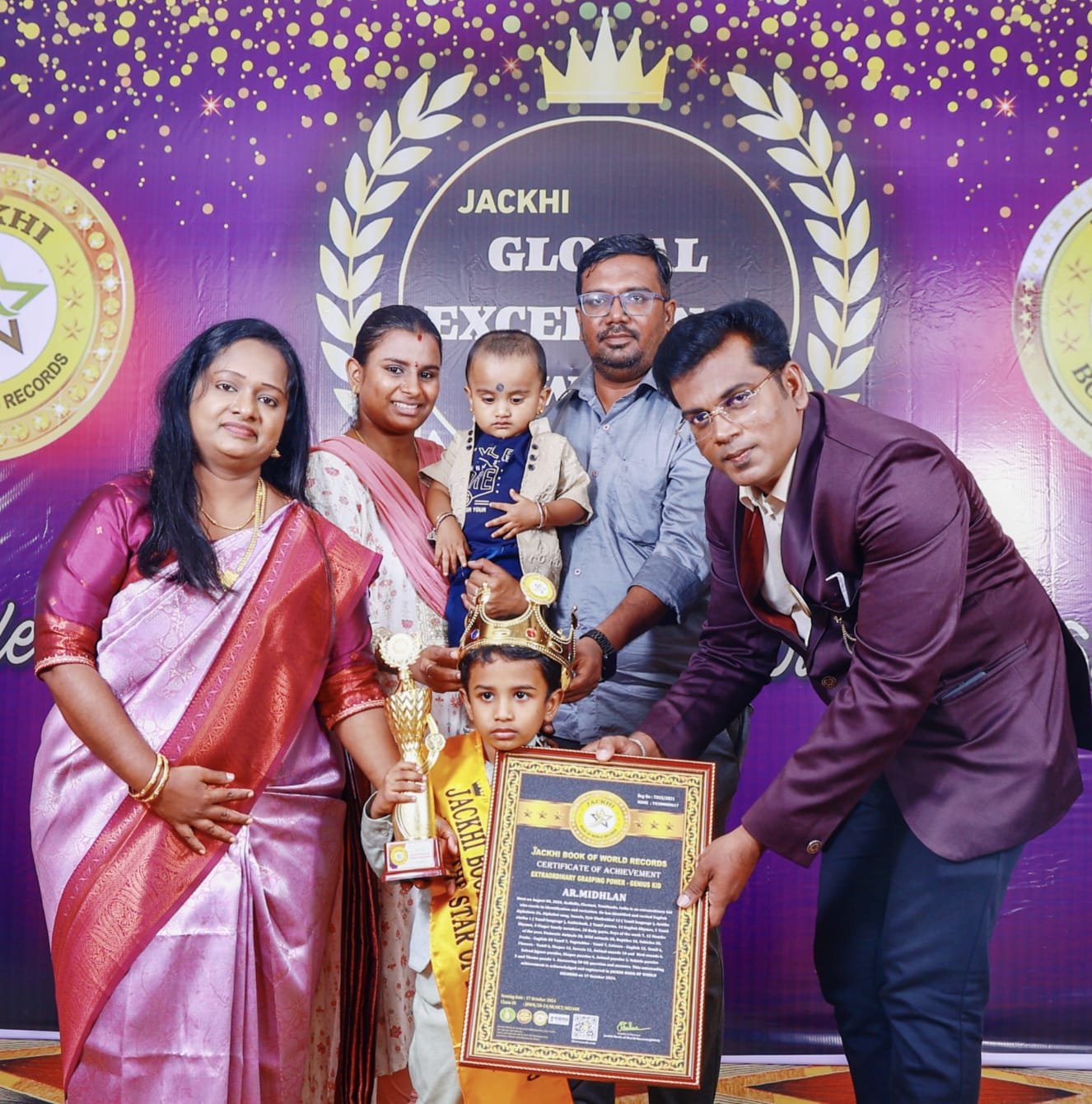 AR.Midhilan Word record holder