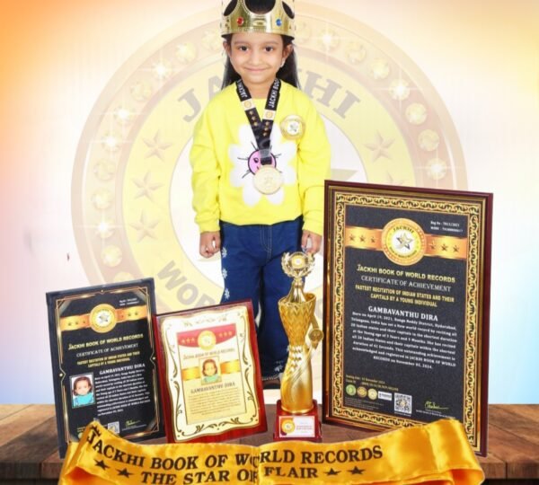 FASTEST RECITATION OF INDIAN STATES AND THEIR CAPITALS BY A YOUNG INDIVIDUAL