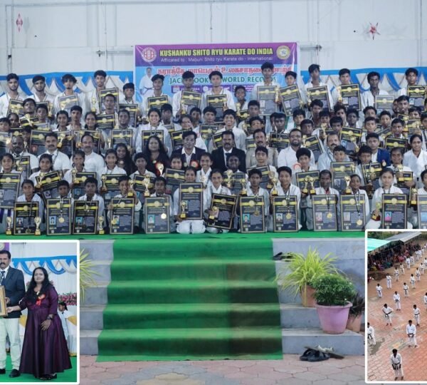 MAXIMUM PARTICIPANTS PERFORMED 27 TYPES OF KARATE KATA RELENTLESSLY FOR 1 HOUR 15 MINUTES