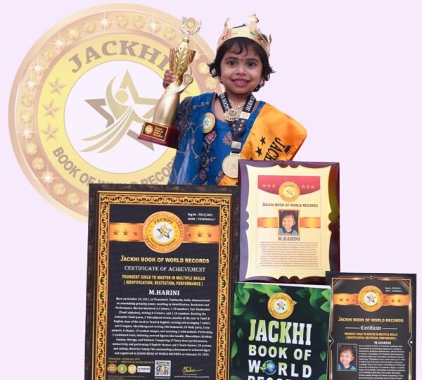 YOUNGEST CHILD TO MASTER IN MULTIPLE SKILLS ( IDENTIFICATION, RECITATION, PERFORMANCE )