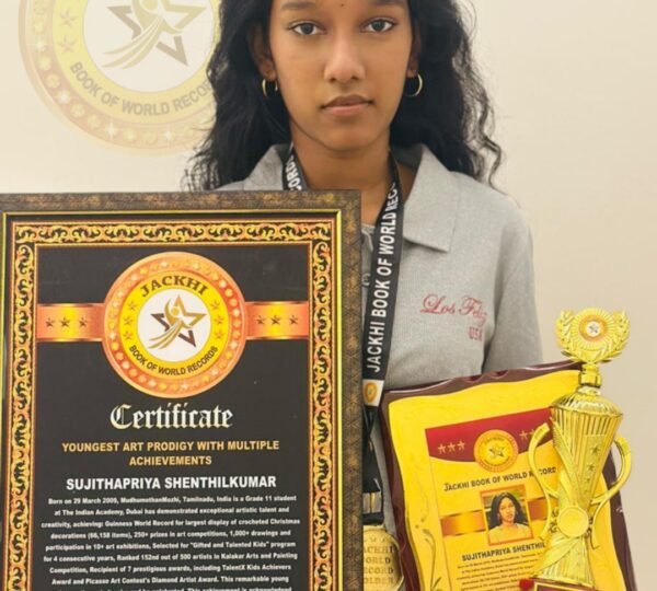 YOUNGEST ART PRODIGY WITH MULTIPLE ACHIEVEMENTS