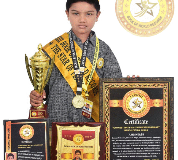 YOUNGEST MATH WHIZ WITH EXTRAORDINARY MEMORIZATION SKILLS