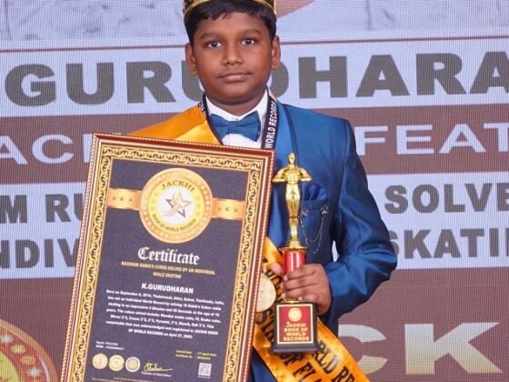 MAXIMUM RUBIK’S CUBES SOLVED BY AN INDIVIDUAL WHILE SKATING