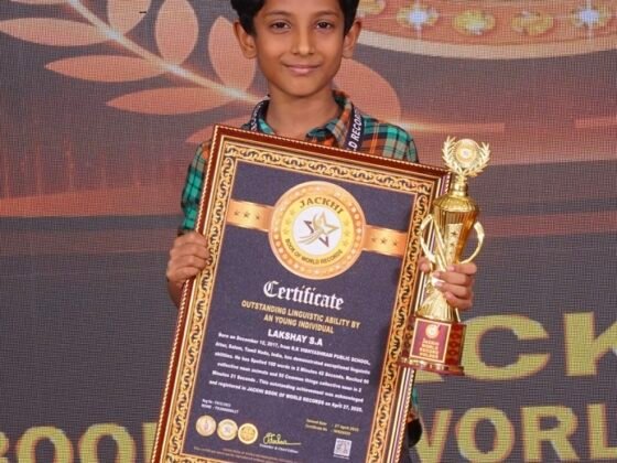 OUTSTANDING LINGUISTIC ABILITY BY AN YOUNG INDIVIDUAL